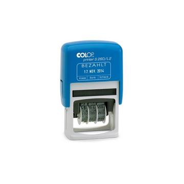 COLOP Datumstempel Bezahlt S260L2/D 24x45mm D