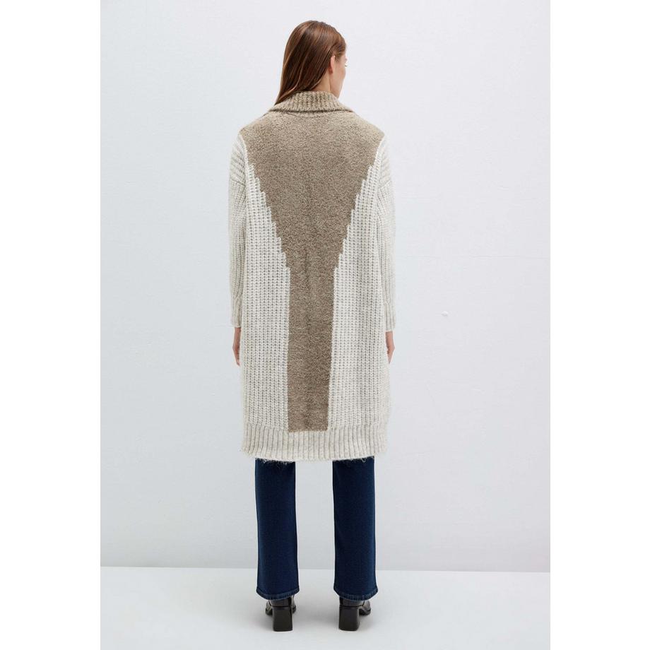 Mavi Cardigan en tricot oversize long  