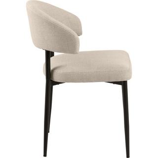 mutoni Chaise de salle à manger Elara beige (1 pièce)  