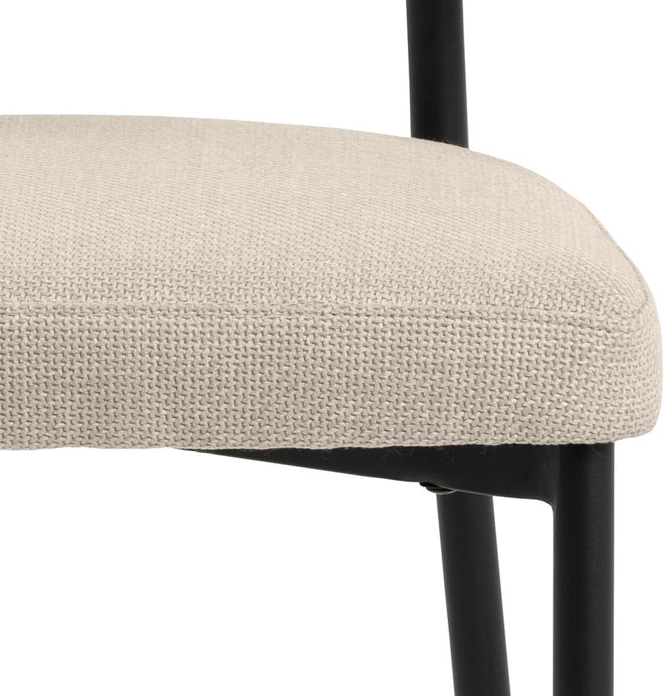 mutoni Chaise de salle à manger Elara beige (1 pièce)  