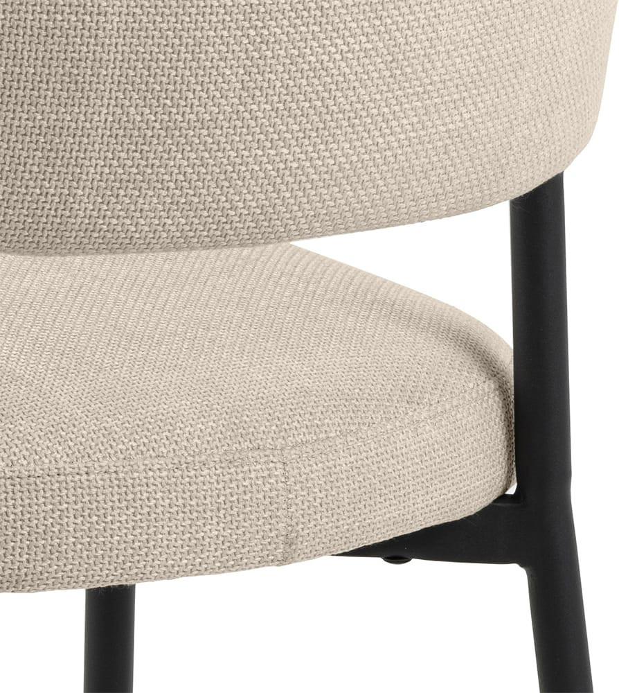 mutoni Chaise de salle à manger Elara beige (1 pièce)  