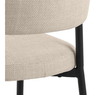 mutoni Chaise de salle à manger Elara beige (1 pièce)  