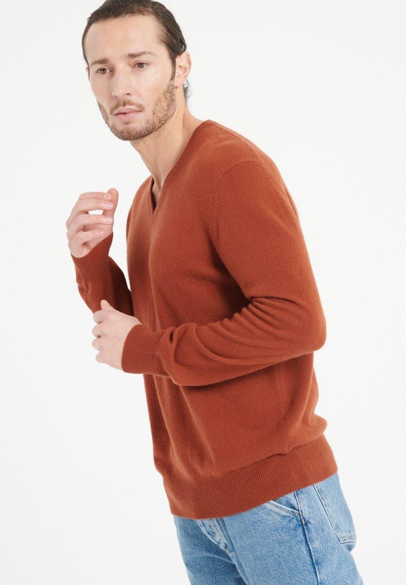 Studio Cashmere8  LUKE 1 Maglione con scollo a V - 100% cashmere 