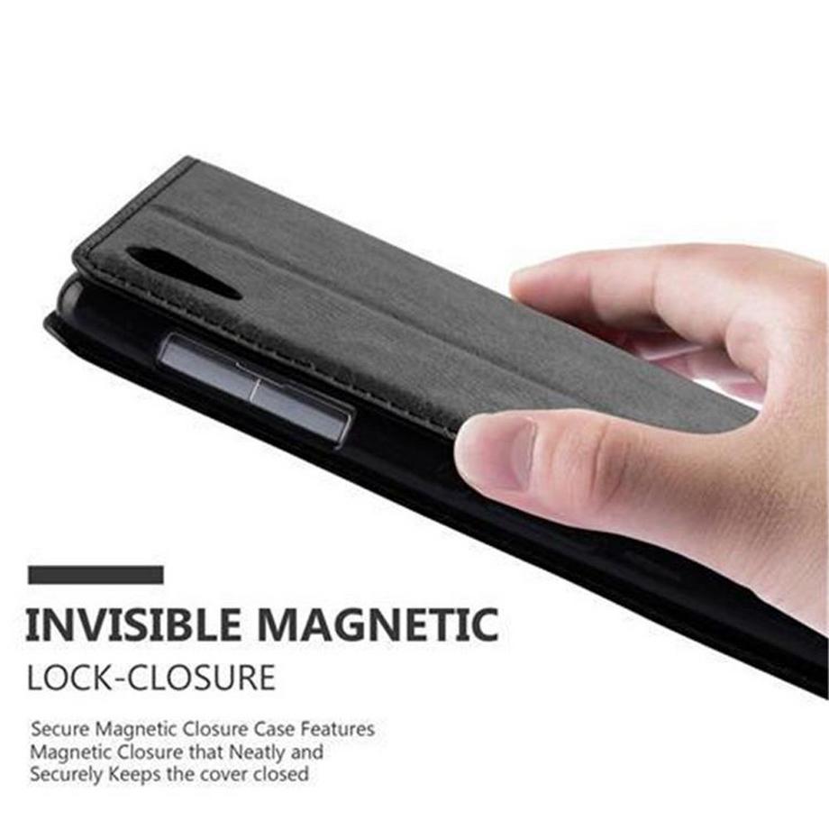 Cadorabo  Housse compatible avec Sony Xperia Z1 - Coque de protection avec fermeture magnétique, fonction de support et compartiment pour carte 