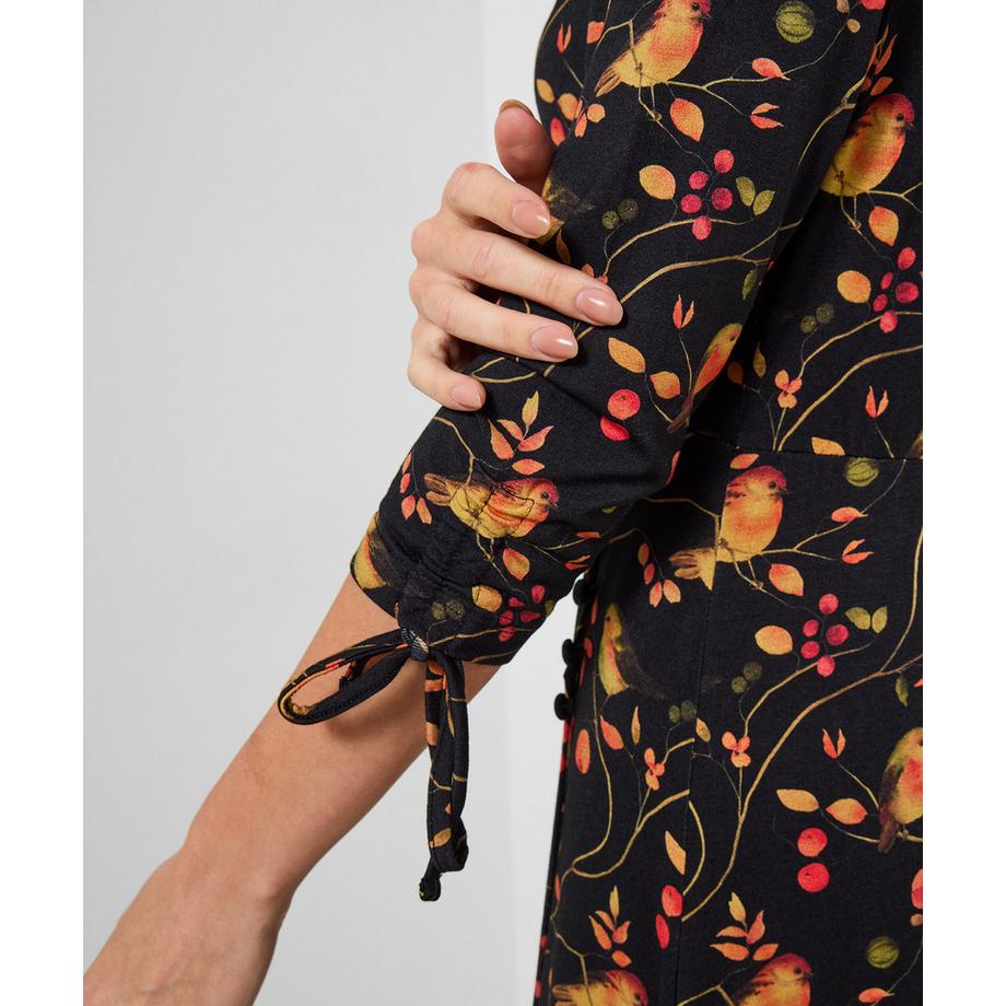 Joe Browns Festliches Kleid mit Rotkehlchen-Print  