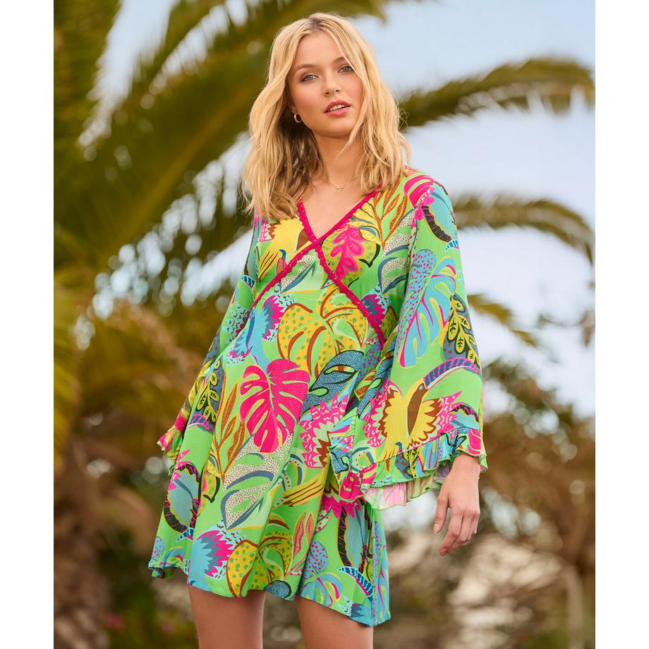 Joe Browns Tunica Maniche Lunghe Stampa Tropicale  