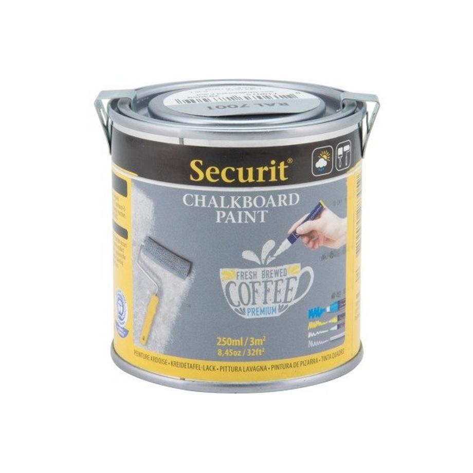 SECURIT Acryl-Kreidetafellack 250ml PNT-GY-SM grau
