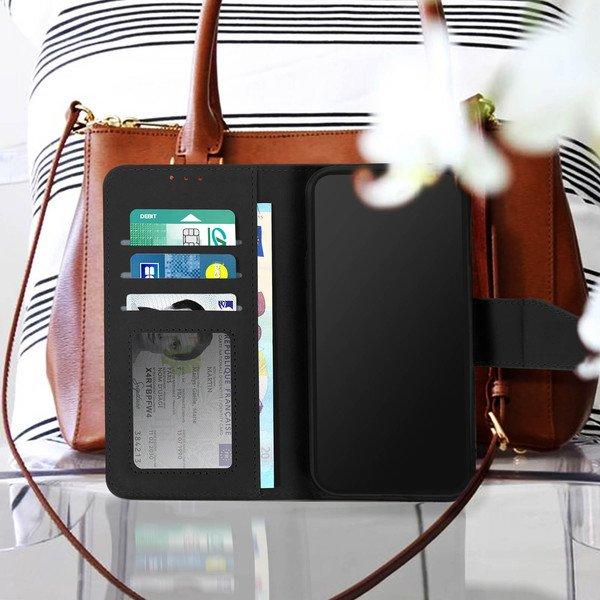 Avizar  Etui Folio Cuir iPhone 14 Pro Noir 