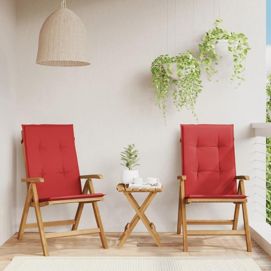 VidaXL Chaise de jardin inclinable bois  