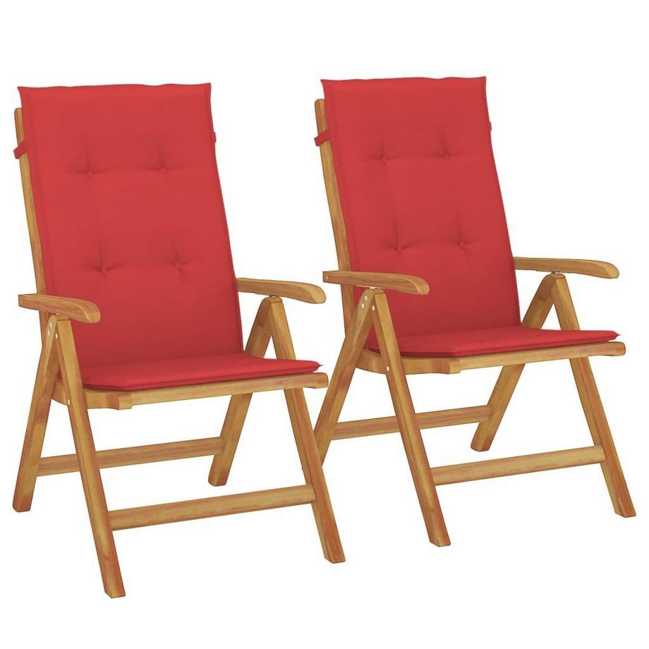 Chaise de jardin inclinable bois