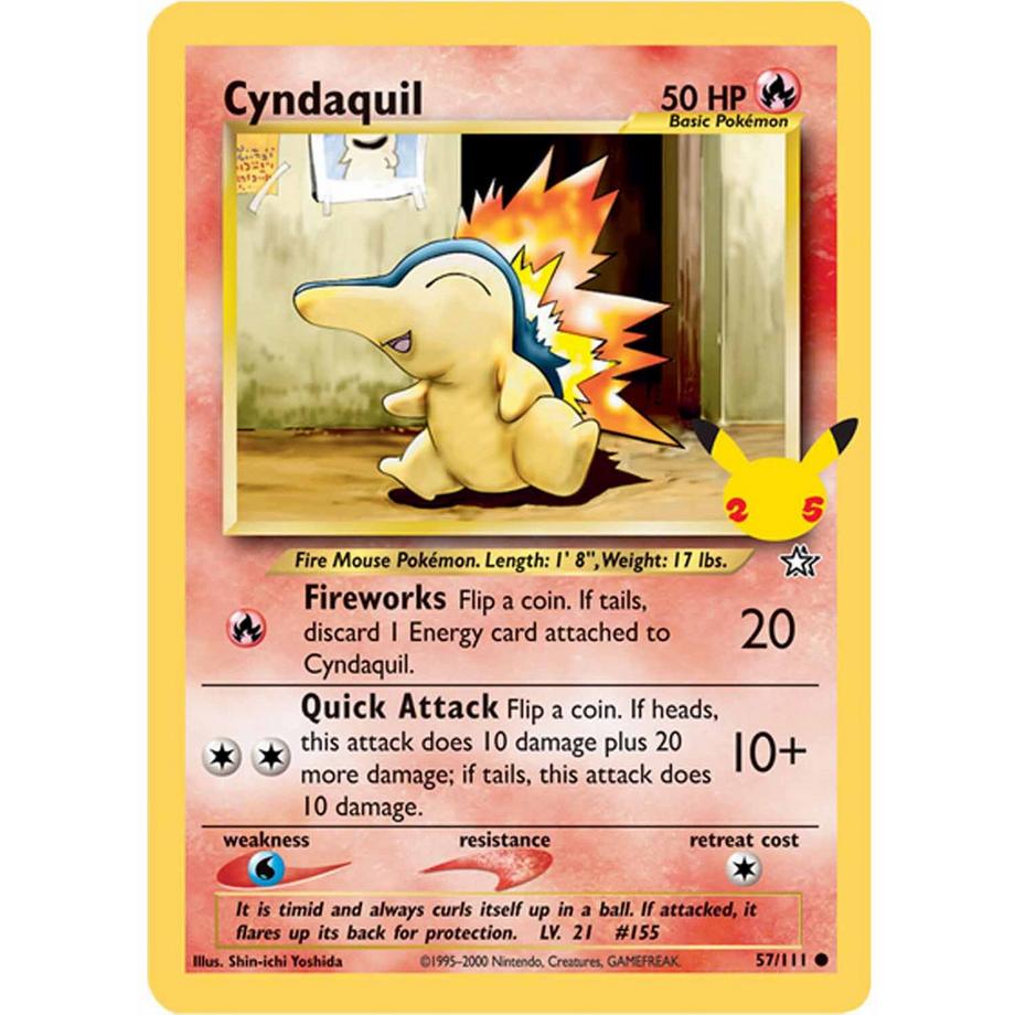 Pokémon  25th Anniversary Johto Starters 3 Pack Jumbo Promos (EN) 