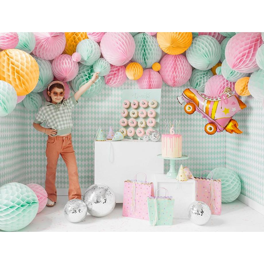 PartyDeco  Rollschuh-Folienluftballon - Flame 