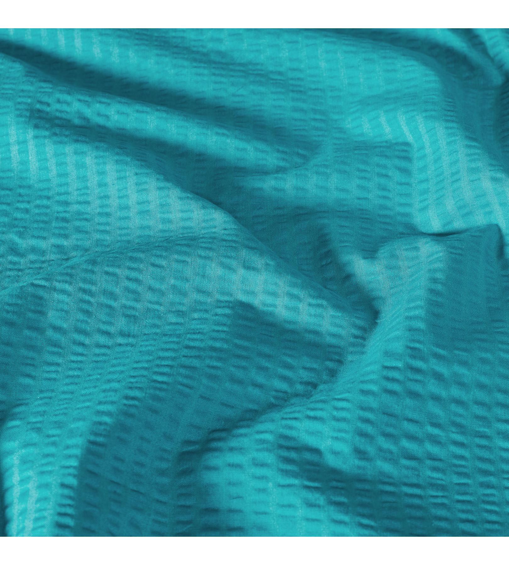 Flair Seersucker Tinta Unita Set Biancheria da Letto  