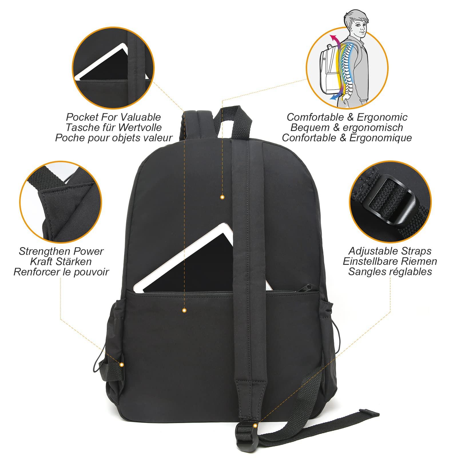 Only-bags.store Sac à dos scolaire adolescent, sac d'école, cartable avec compartiment pour ordinateur portable  