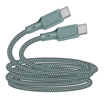 Câble USB-C / USB-C 2m Just Green Vert