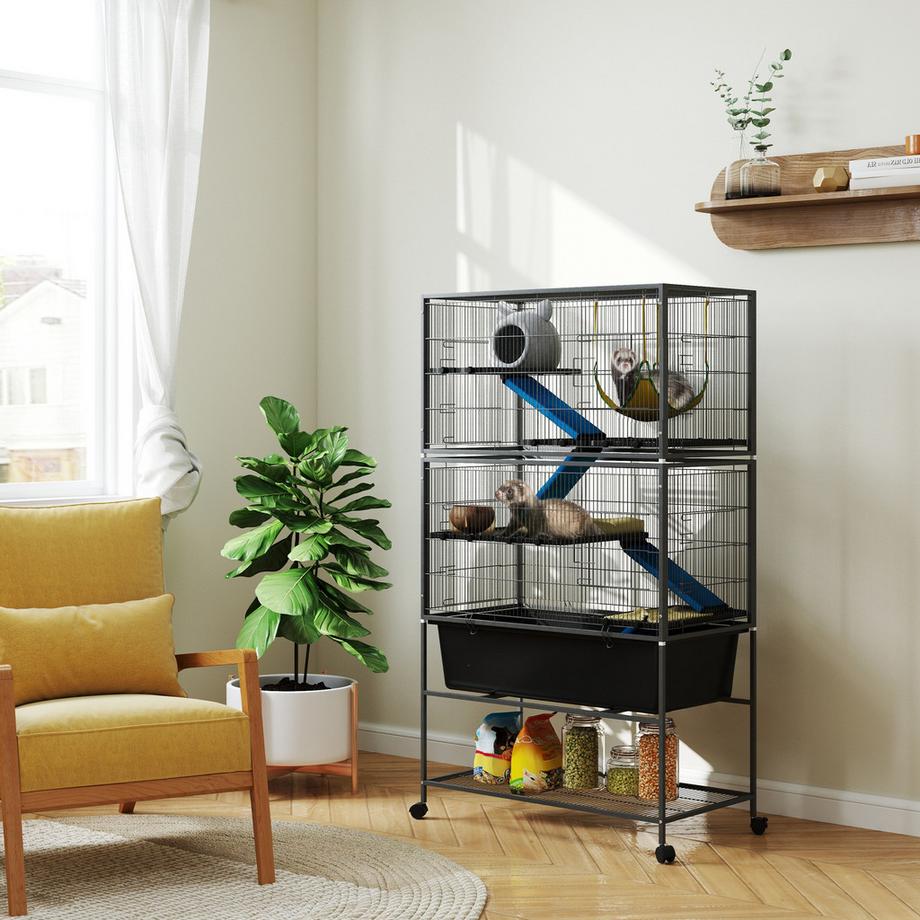 PawHut  Kleintierkäfig 