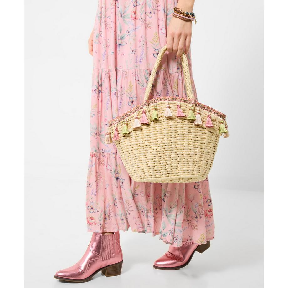 Joe Browns Geflochtene Korbtasche mit Quasten  