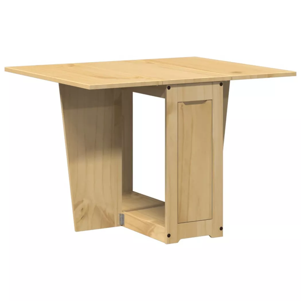 VidaXL - Table à manger bois de pin, One Size, Marron