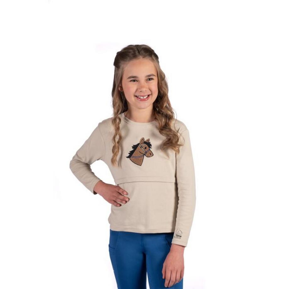 Brandless  LONGSLEEVE SHIRT MIA JUNIOR BEIGE 