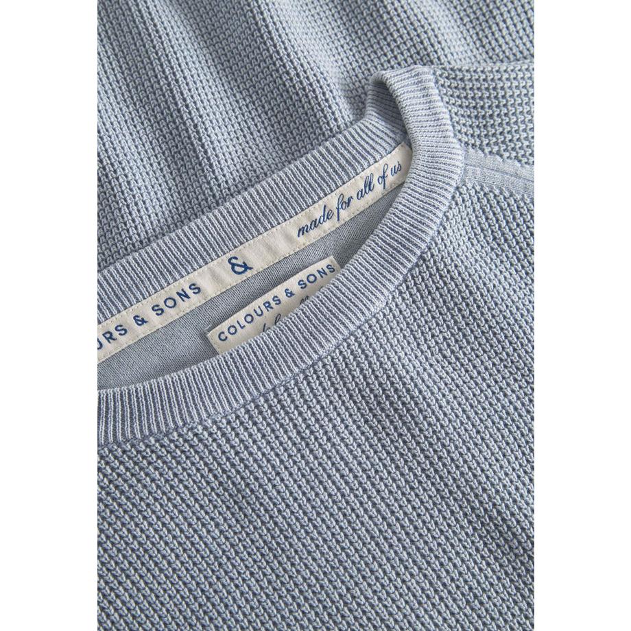 Colours & Sons Roundneck Washed Pullover  