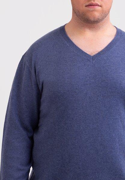 CASH-MERE.CH Pullover Cashmere Scollo a V  