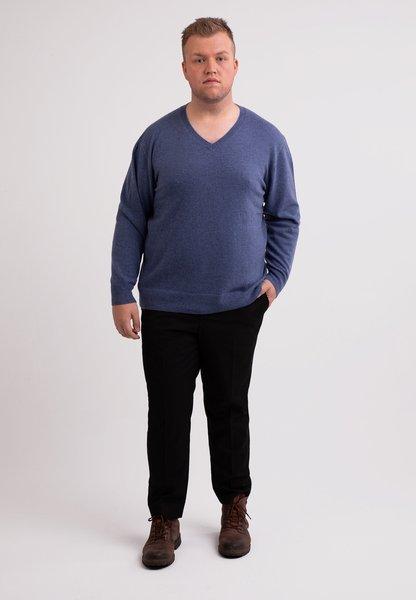 CASH-MERE.CH Pullover Cashmere Scollo a V  