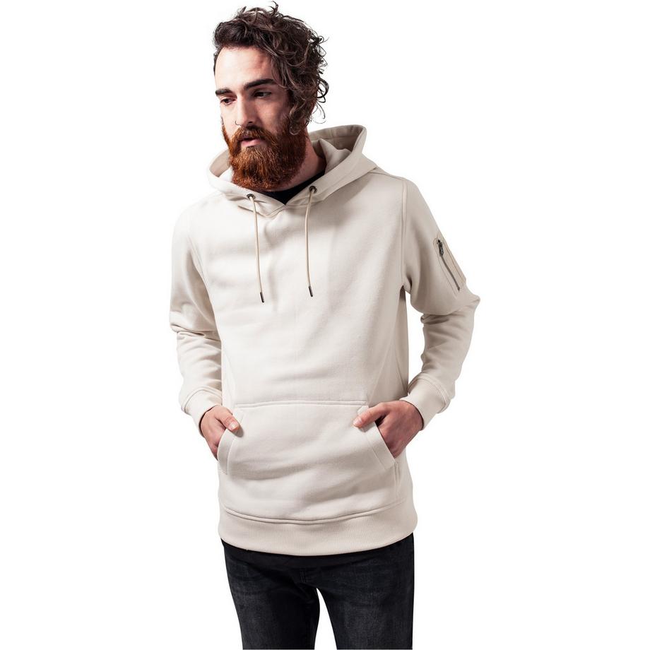 URBAN CLASSICS Classic Basic Bomber Sweatshirt à Capuche  