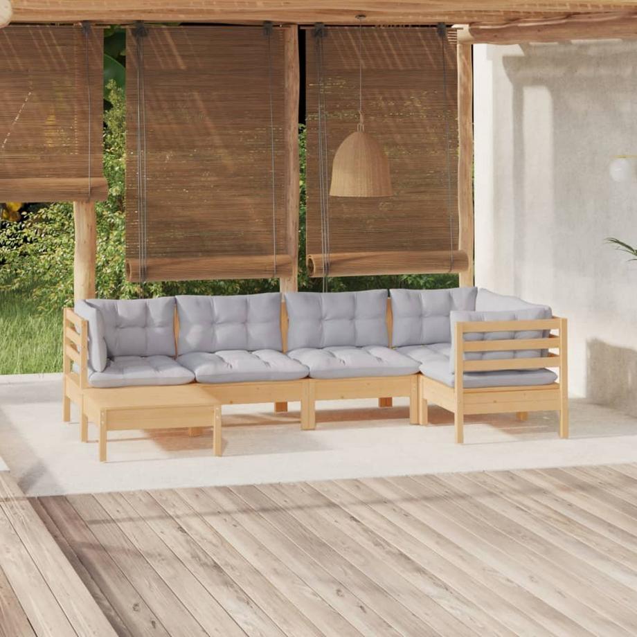 VidaXL Garten-lounge-set kiefernholz  