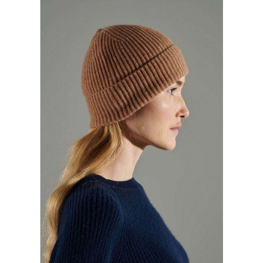 Studio Cashmere8 UNI 11 Beanie 4 fili Cashmere a Coste Inglesi  