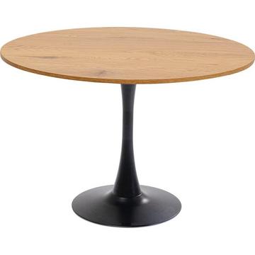 Table Schickeria chêne noir ronde 110