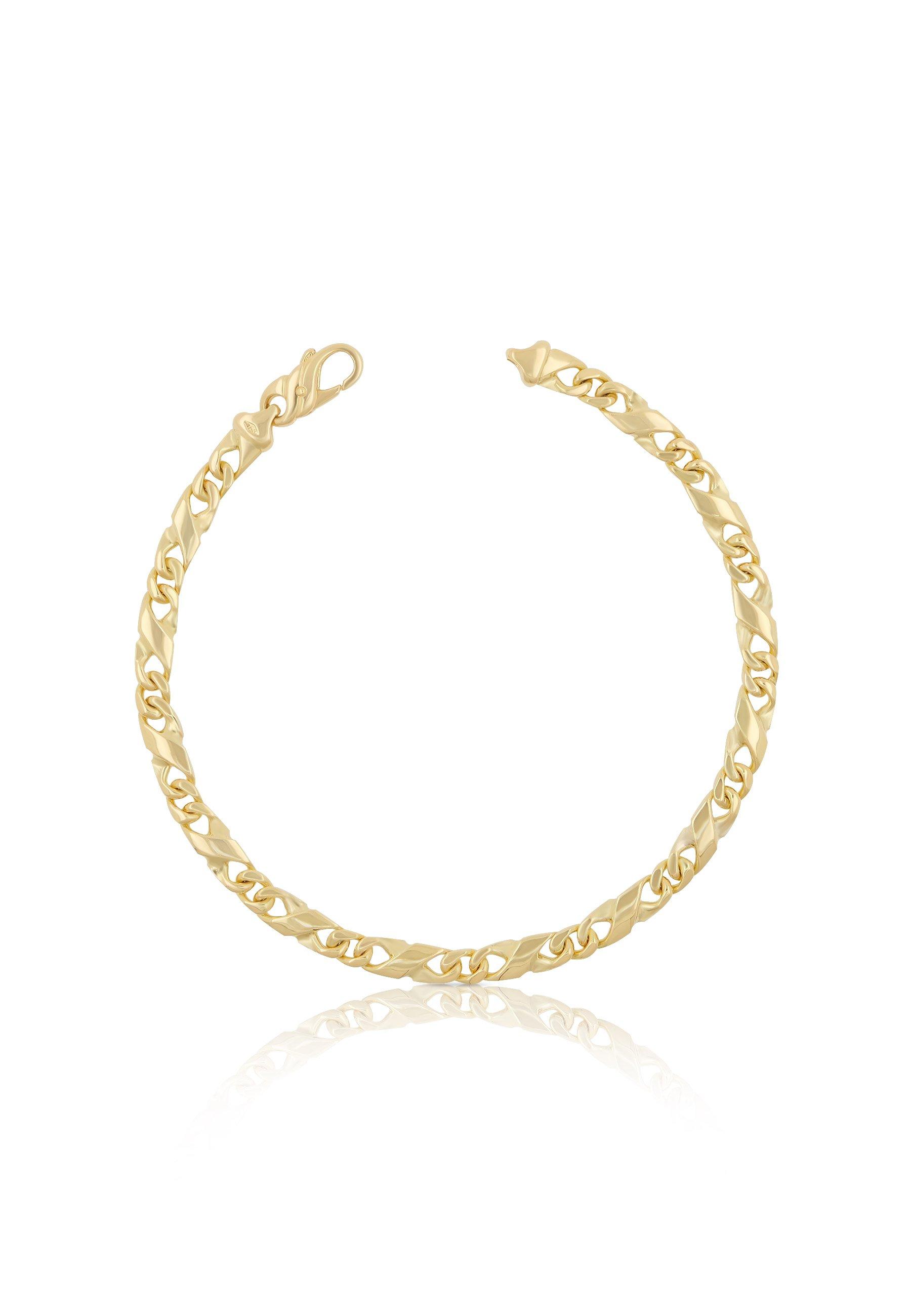 MUAU Schmuck  Bracelet Carrera en or jaune 750 19cm, 5mm 