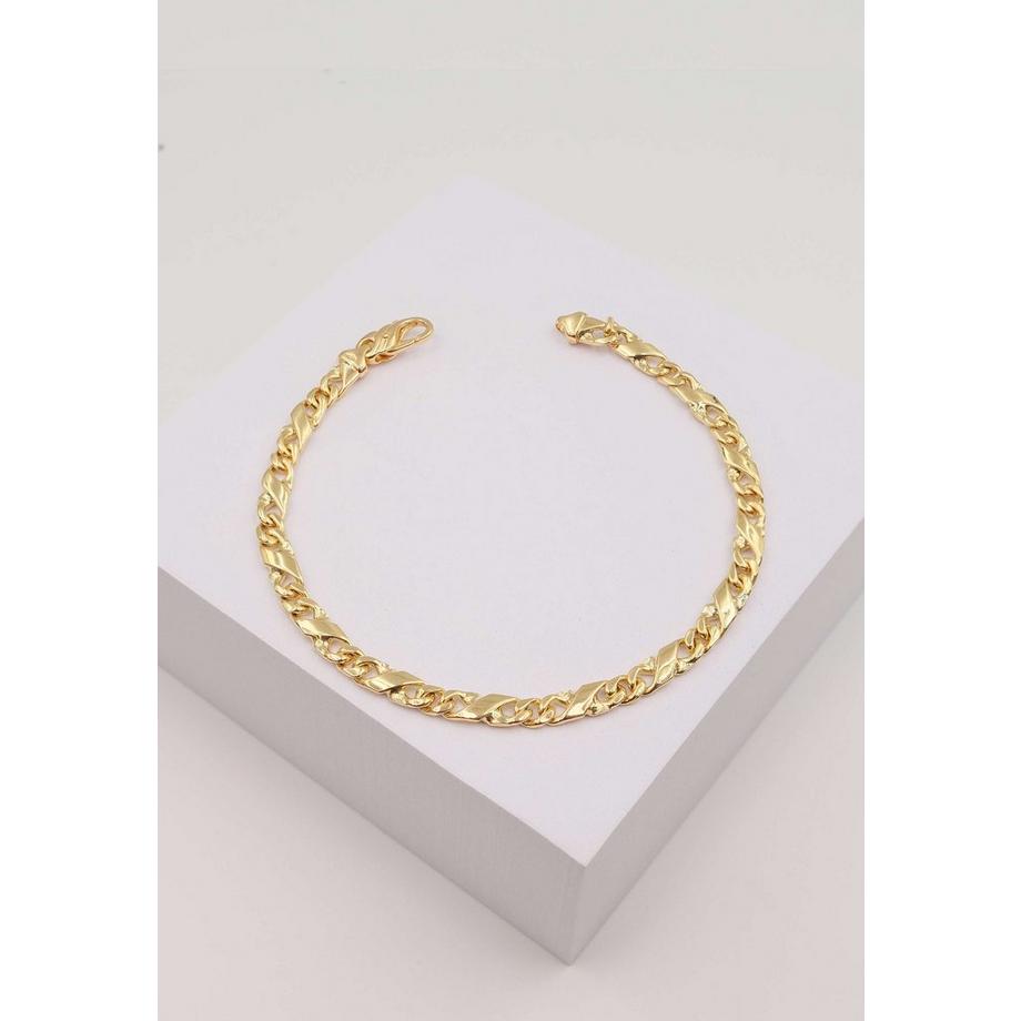 MUAU Schmuck  Bracelet Carrera Gelbgold 750 19cm, 5mm 