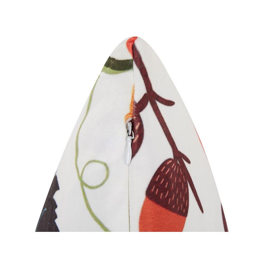 Beliani Dekokissen 2er Set aus Samtstoff VISCARIA  