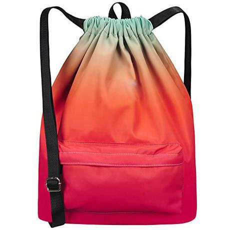 Only-bags.store  Beutel Rucksack Hipster Kordelzug Turnbeutel Gymsack mit Innentasche Sportbeutel 