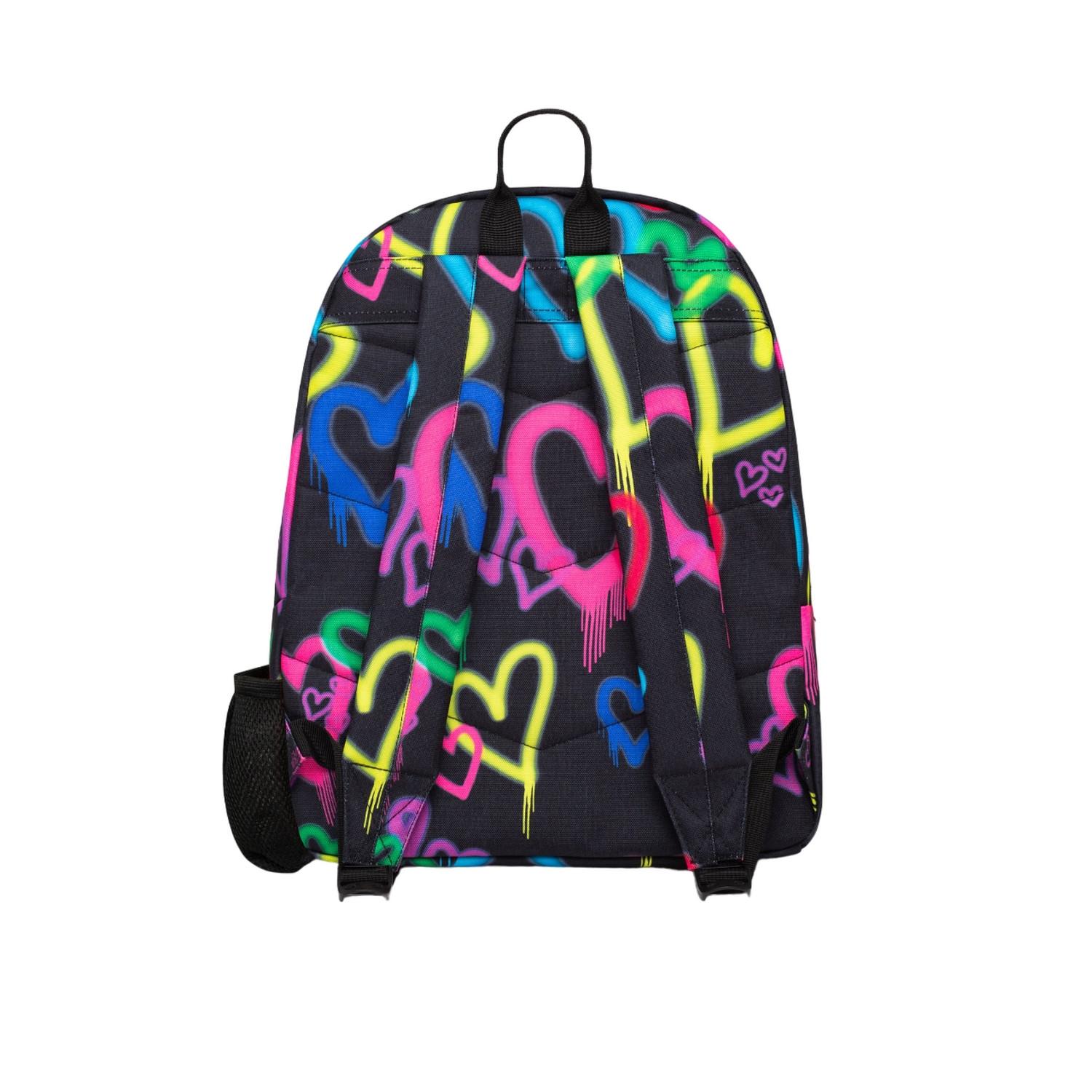 hype  Rucksack, Graffiti Herzen 