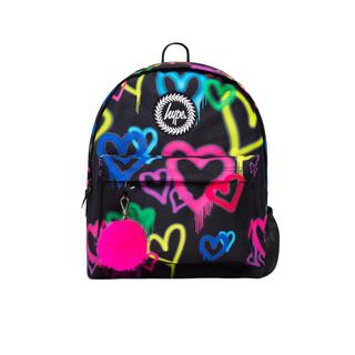 hype  Rucksack, Graffiti Herzen 