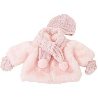 Götz  3402980 Winterset Furry Christmas Puppenbekleidung-Set Gr. XL 3-teiliges Bekleidungsund Zubehörset für Stehpuppen von 45 50 cm 