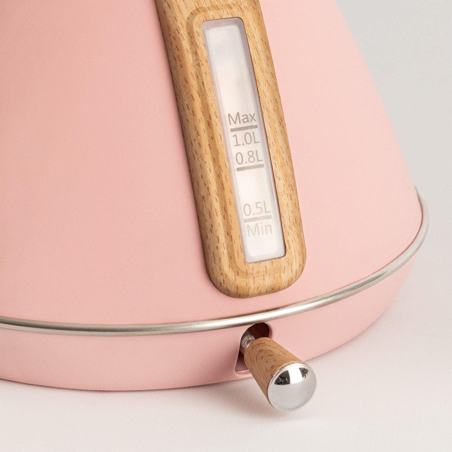 CREATE KETTLE RETRO M - Bouilloire 1 L rose pastel  
