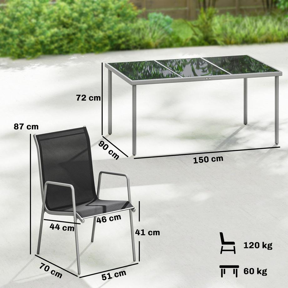 Outsunny Outdoor Essgruppe  