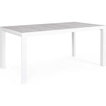 Table de jardin Mason blanc 160x90
