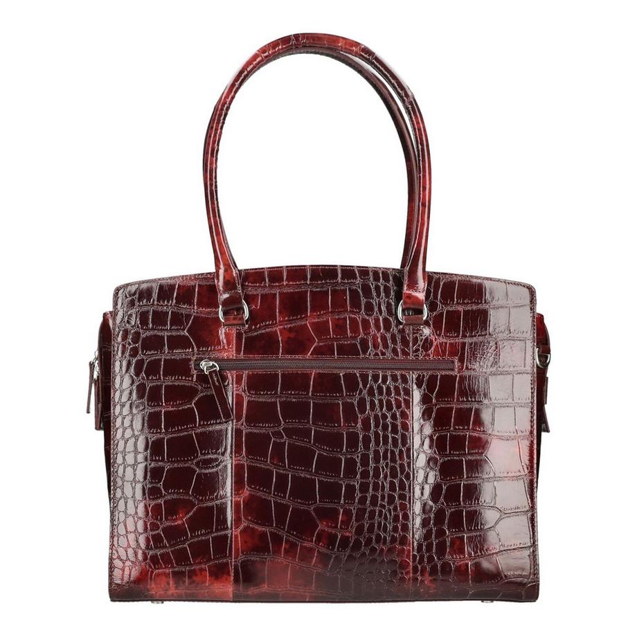 BURKELY Sac à main avec imprimé crocodile  
