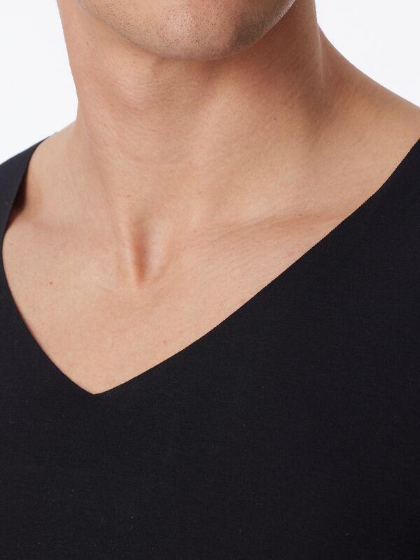 Schiesser Laser Cut V-Ausschnitt T-Shirt  