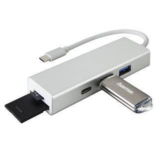 hama  Aluminium USB 3.2 Gen 2 (3.1 Gen 2) Type-C Silber 