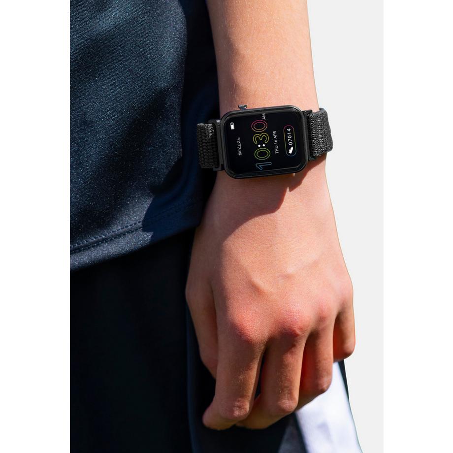 Tikkers  Ensemble Montre Connectée et Casque Audio  Smart Series 13 (/ Bracelet en Tissu à Libération Facile) 