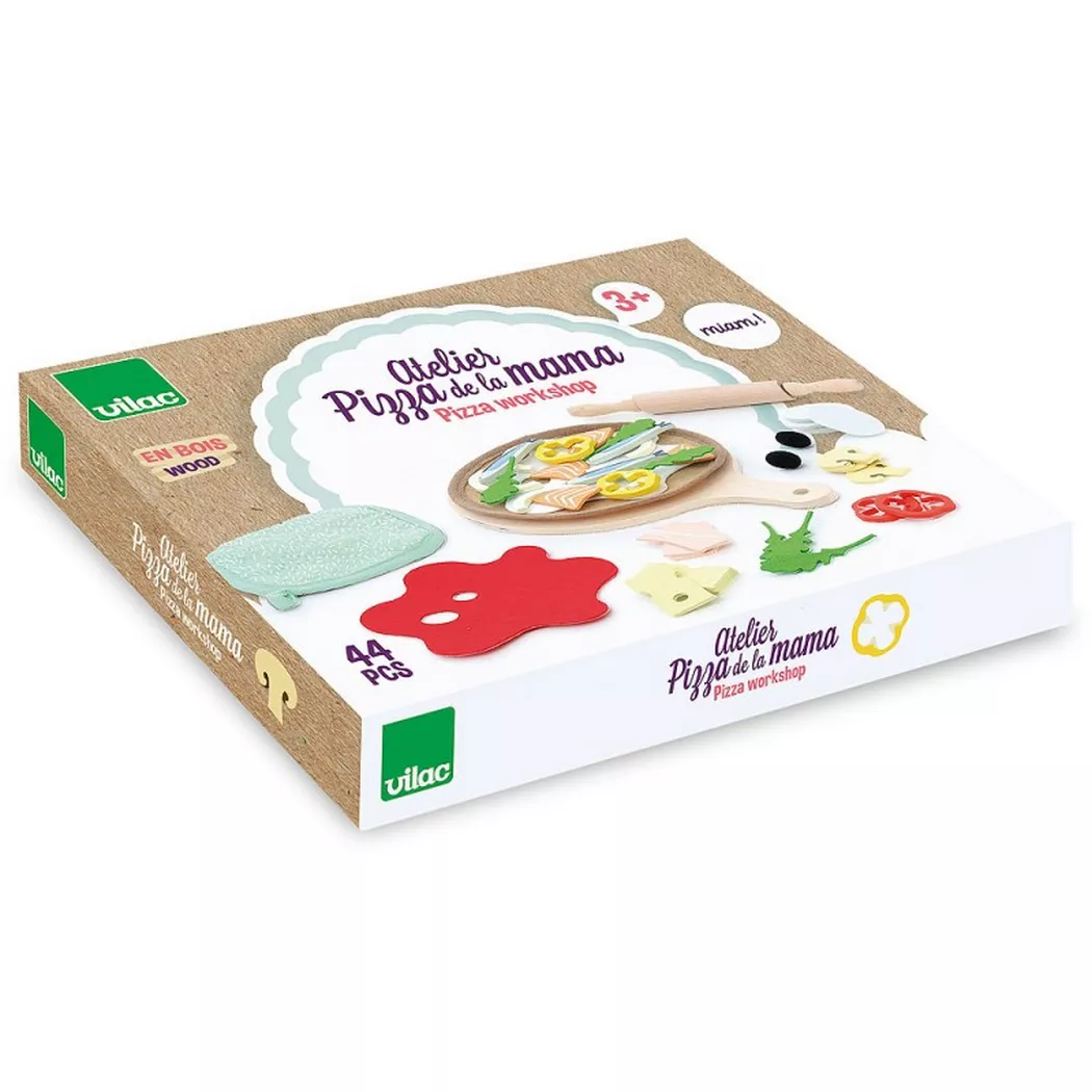 Vilac - Pizza della Mamma Set, One Size, Multicolor