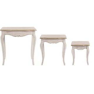 mutoni Table d&#039;appoint Clarisse (lot de 3)  