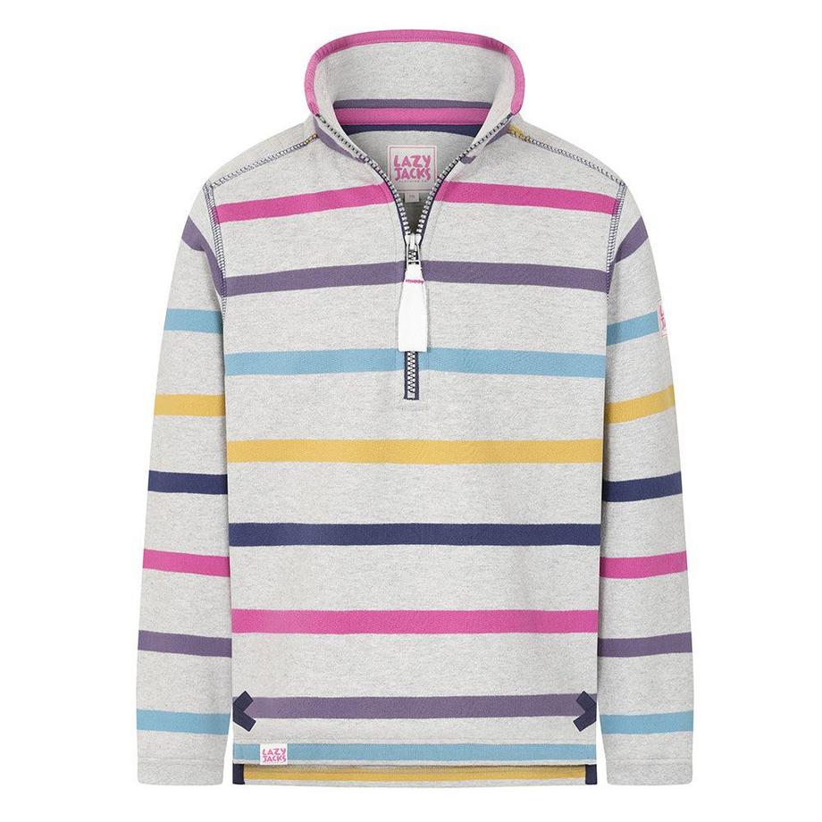 Sweatshirt  ,  mit kurzem Reißverschluss
