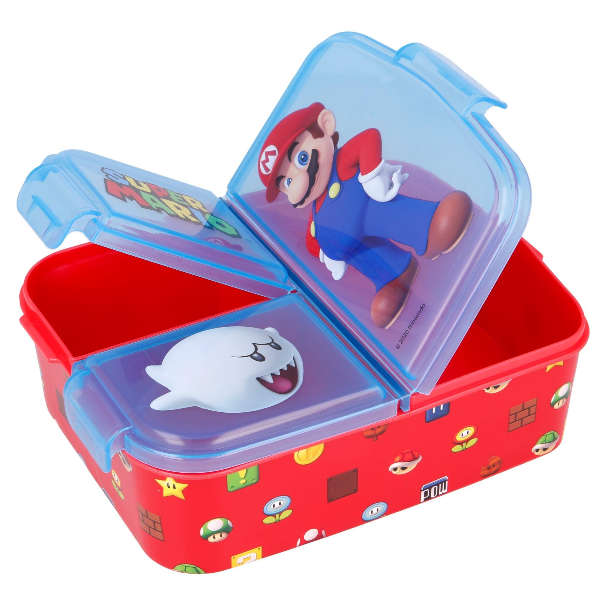 Stor Super Mario Lunchbox mit Fächern  