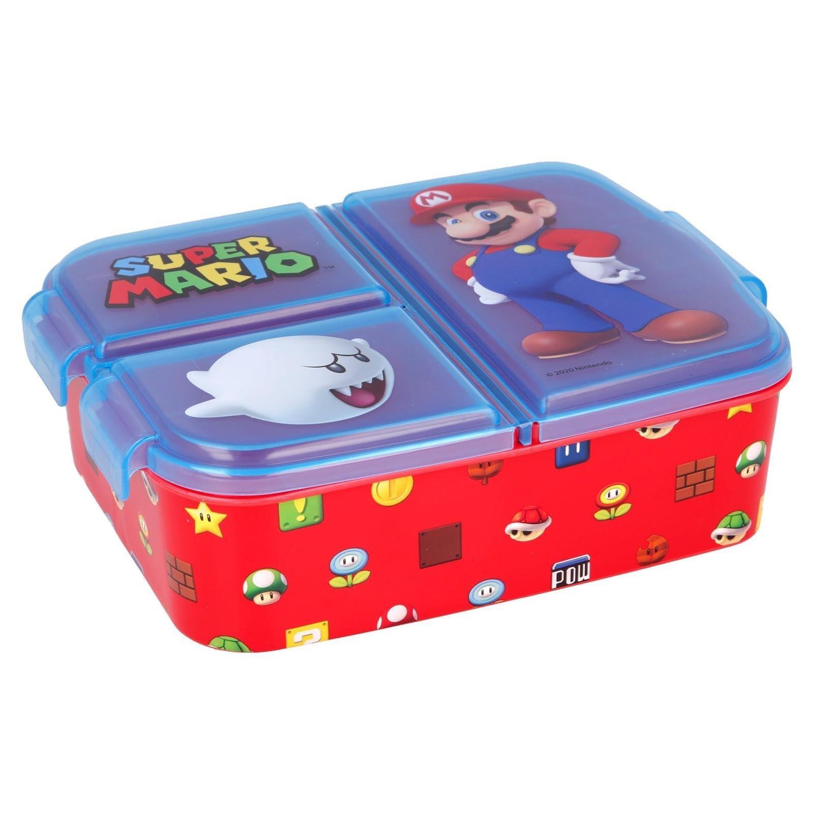 Stor Super Mario Lunchbox mit Fächern  