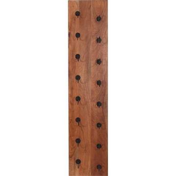 Wand-Weinregal Havanna natur antikschwarz 33x148